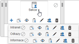 ribbon zalozka ovladani