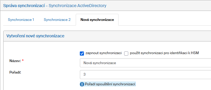 synchronizace nova