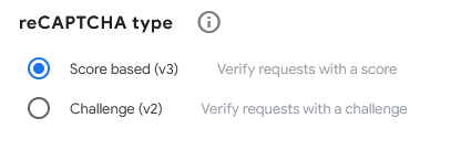 recaptcha type 3