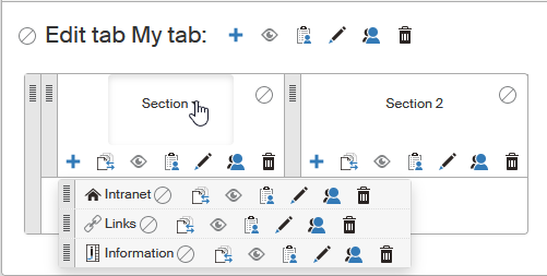 ribbon zalozka ovladani