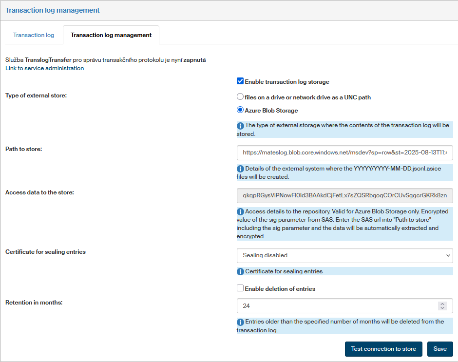 transakcni protokol sprava
