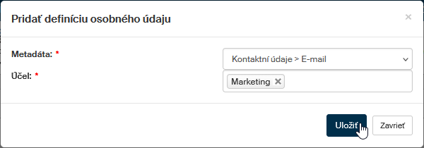 dataset detail definice