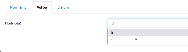 konfiguracni klic hodnota