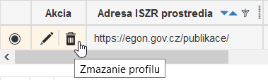 zakladni registry prehled smazat