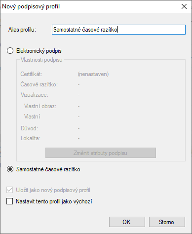 samostatne casove razitko