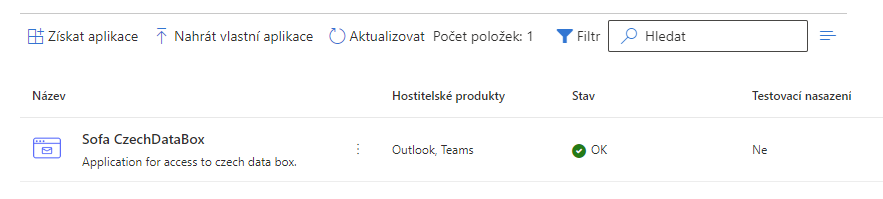 teams nasazene