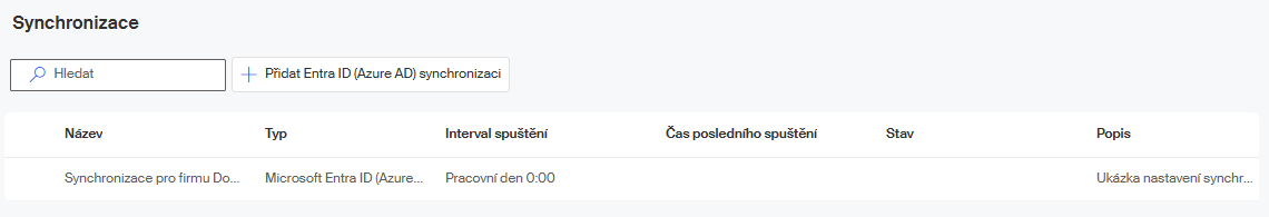 ulozeni synchronizace