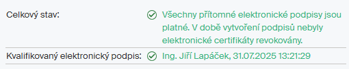 podpis zeleny