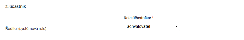 faktura reditel schvalovatel