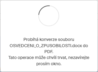 probiha konverze