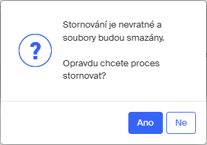 storno potvrzeni