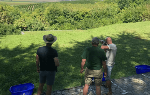 Fotka našeho teamu na střelnici